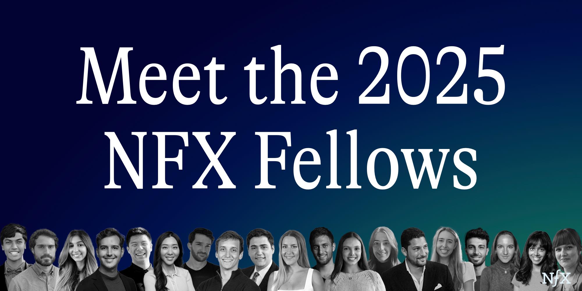 NFX '24 Fellows Announcements