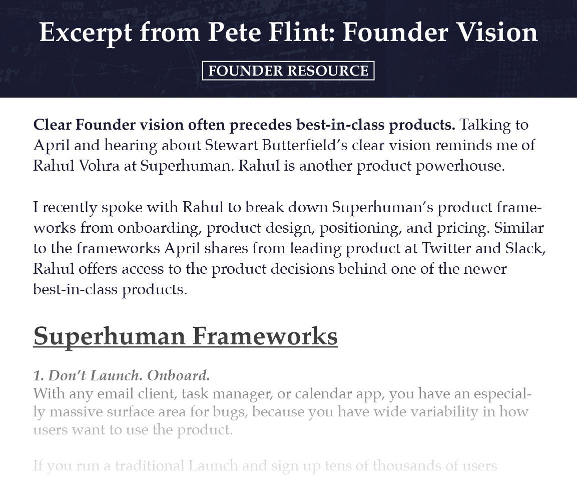 Superhuman Frameworks