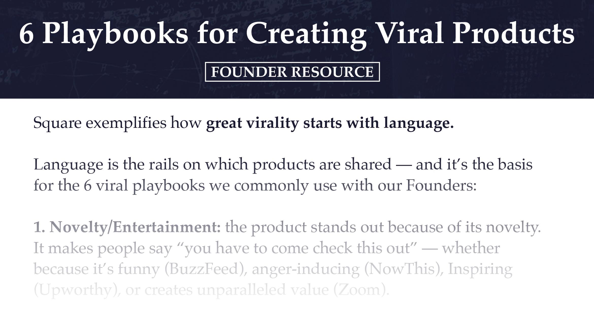 6 Playbooks for Creating Virality